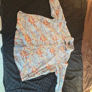 Cremieux floral long sleeve shirt